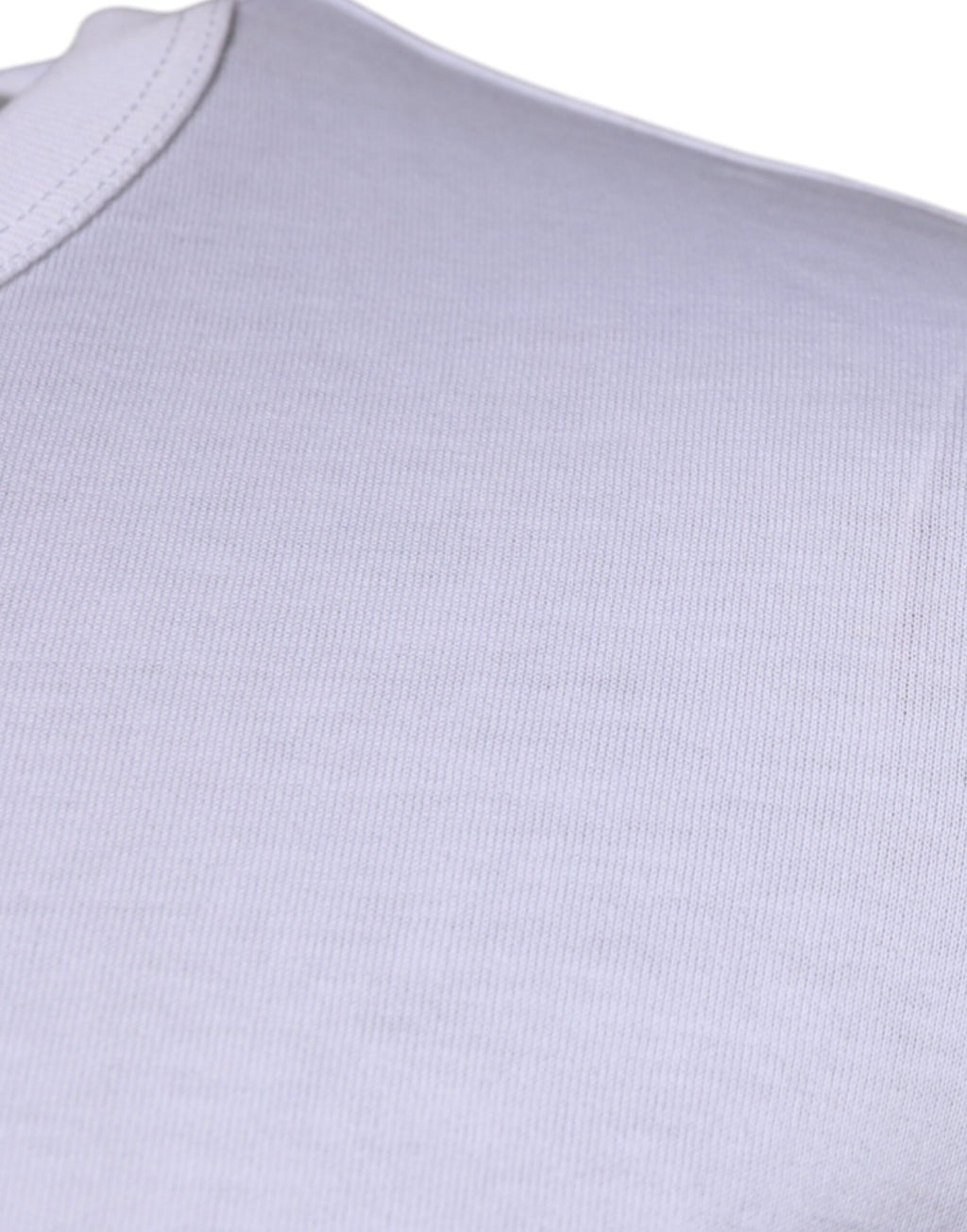 T-shirt blanc Dolce & Gabbana Panda King en coton avec col rond, détails visibles sur le devant.