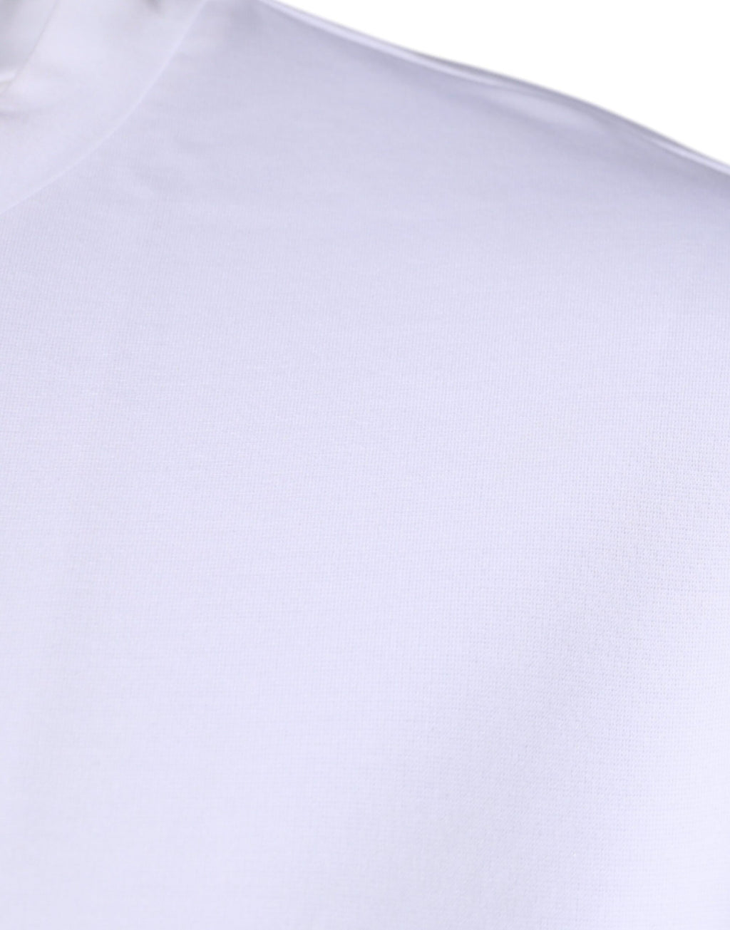 T-shirt blanc Dolce & Gabbana à logo DG, col rond, manches courtes, visage en coton.