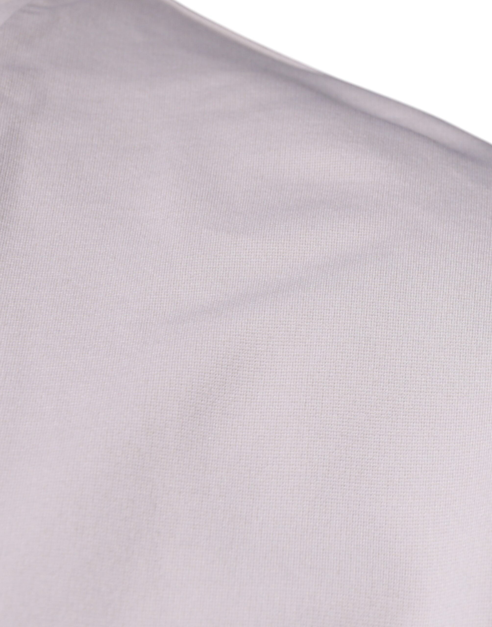 T-shirt beige Dolce & Gabbana avec logo DG à col rond et manches courtes, vue de face.