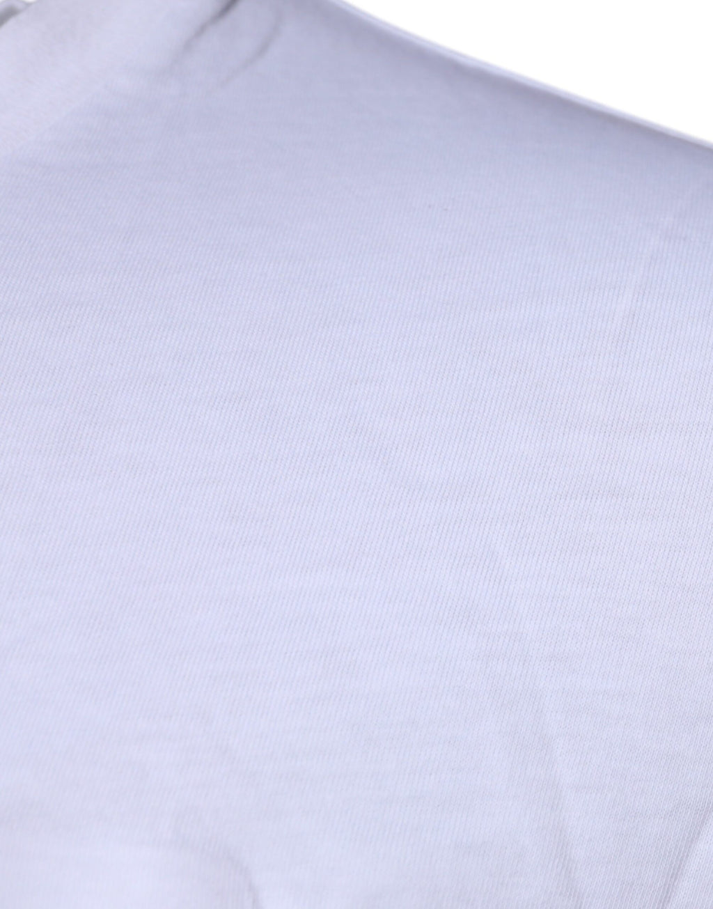 T-shirt blanc en coton Dolce & Gabbana avec logo DG, col ras du cou, visible sur l'image.