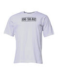 T-shirt blanc en coton Dolce & Gabbana avec logo DG, col rond, design simple et élégant pour homme.