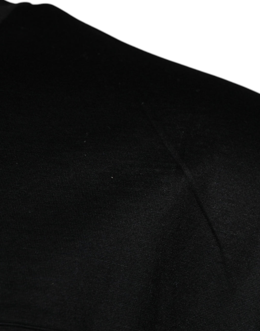 T-shirt noir à col rond à manches courtes de Dolce & Gabbana, style simple et élégant, en coton doux.