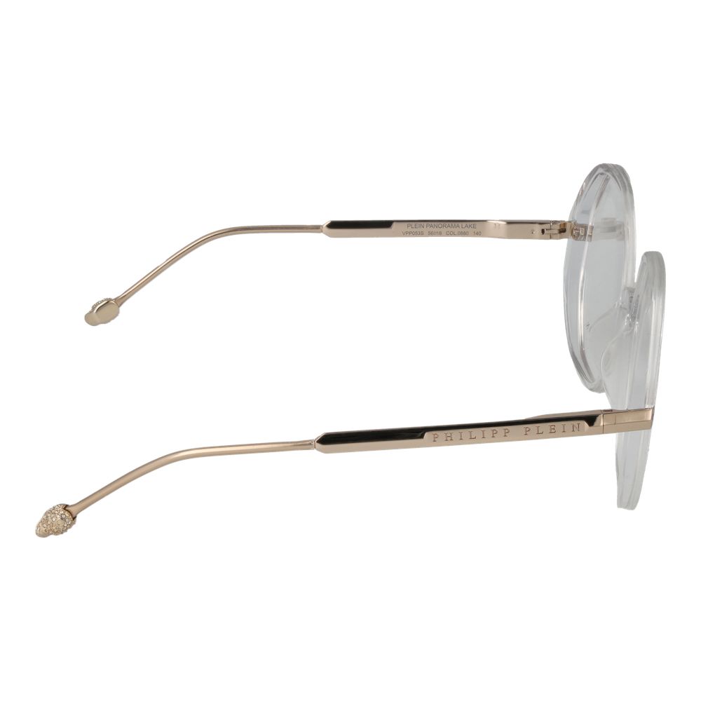 Lunettes transparentes en acétate de cellulose de la marque Philipp Plein, monture élégante avec design moderne.