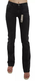 Jeans slim en coton noir Dolce & Gabbana, pantalon tendance avec coupe ajustée et design élégant.