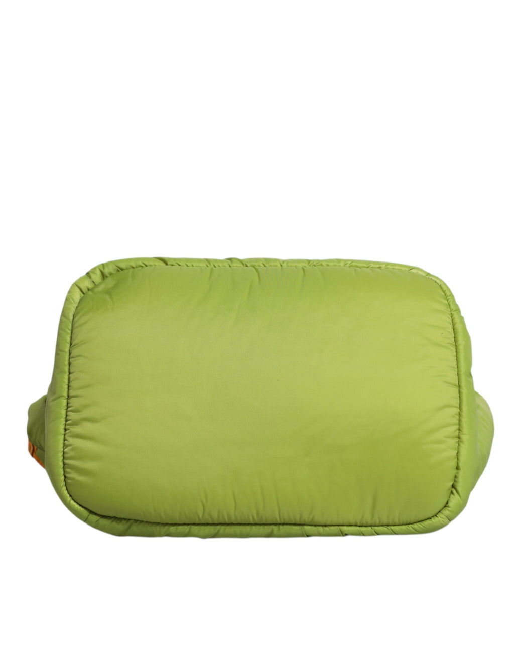 Sac à bandoulière en nylon vert Dolce & Gabbana, avec logo et rembourrage, élégant et pratique.