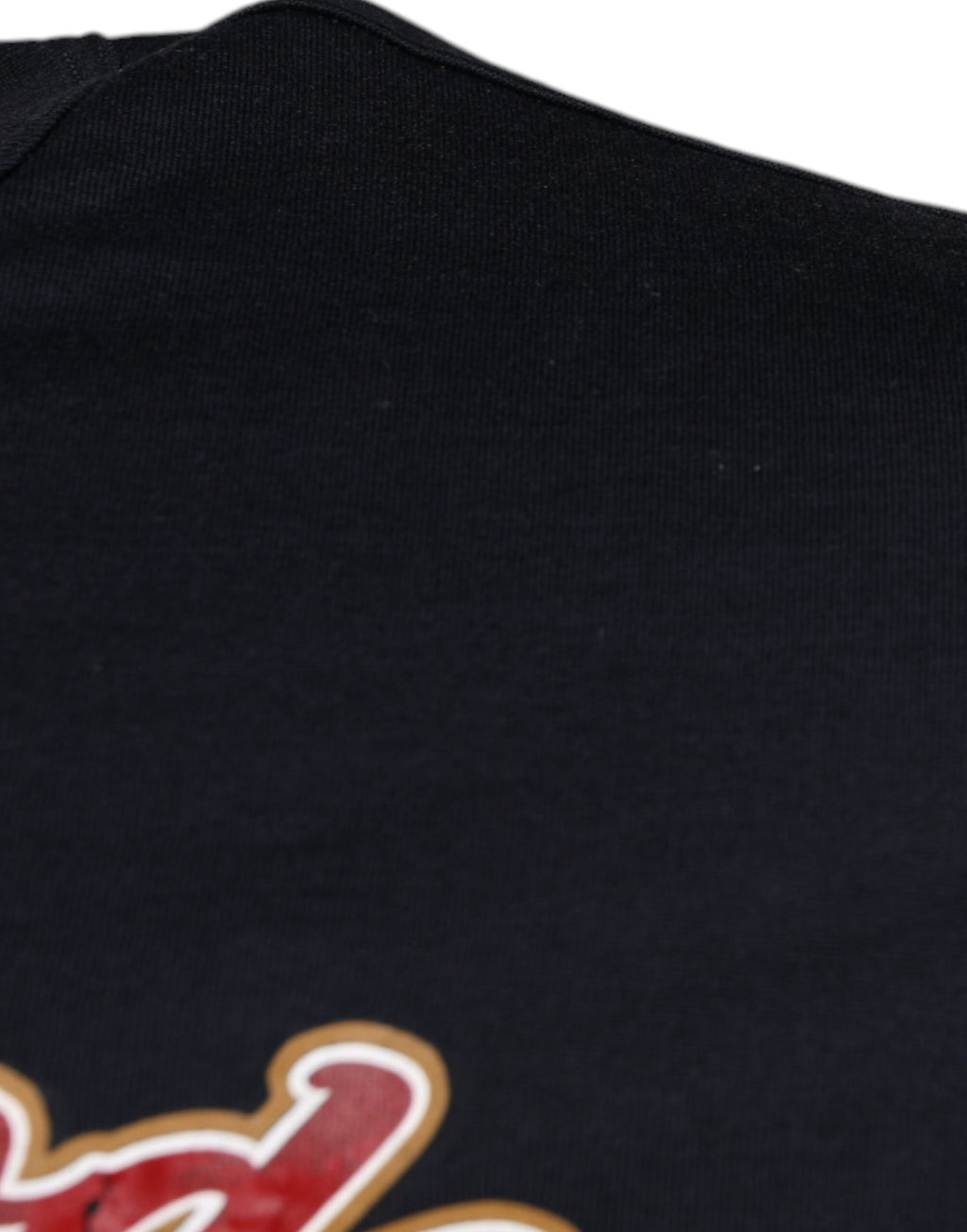 T-shirt Dolce & Gabbana en coton bleu avec motif d'ange à manches courtes, style décontracté et élégant.