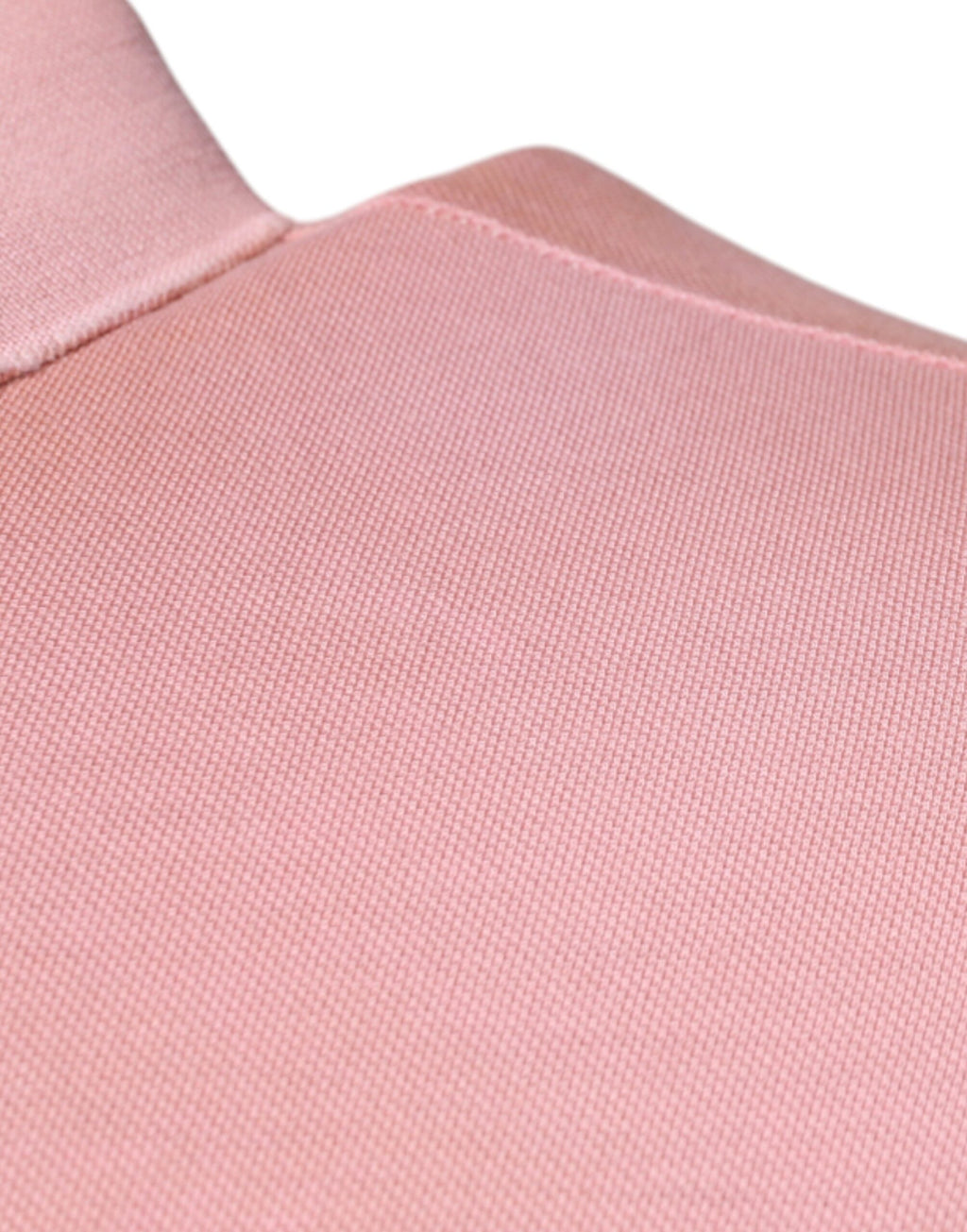 T-shirt polo à manches courtes rose Dolce & Gabbana avec col et motif couronne, élégant et tendance.