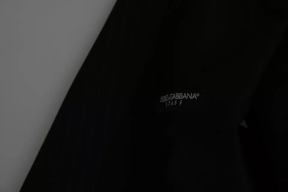 Gilet de costume noir pour homme de marque Dolce & Gabbana, veste élégante pour occasions formelles mâle
