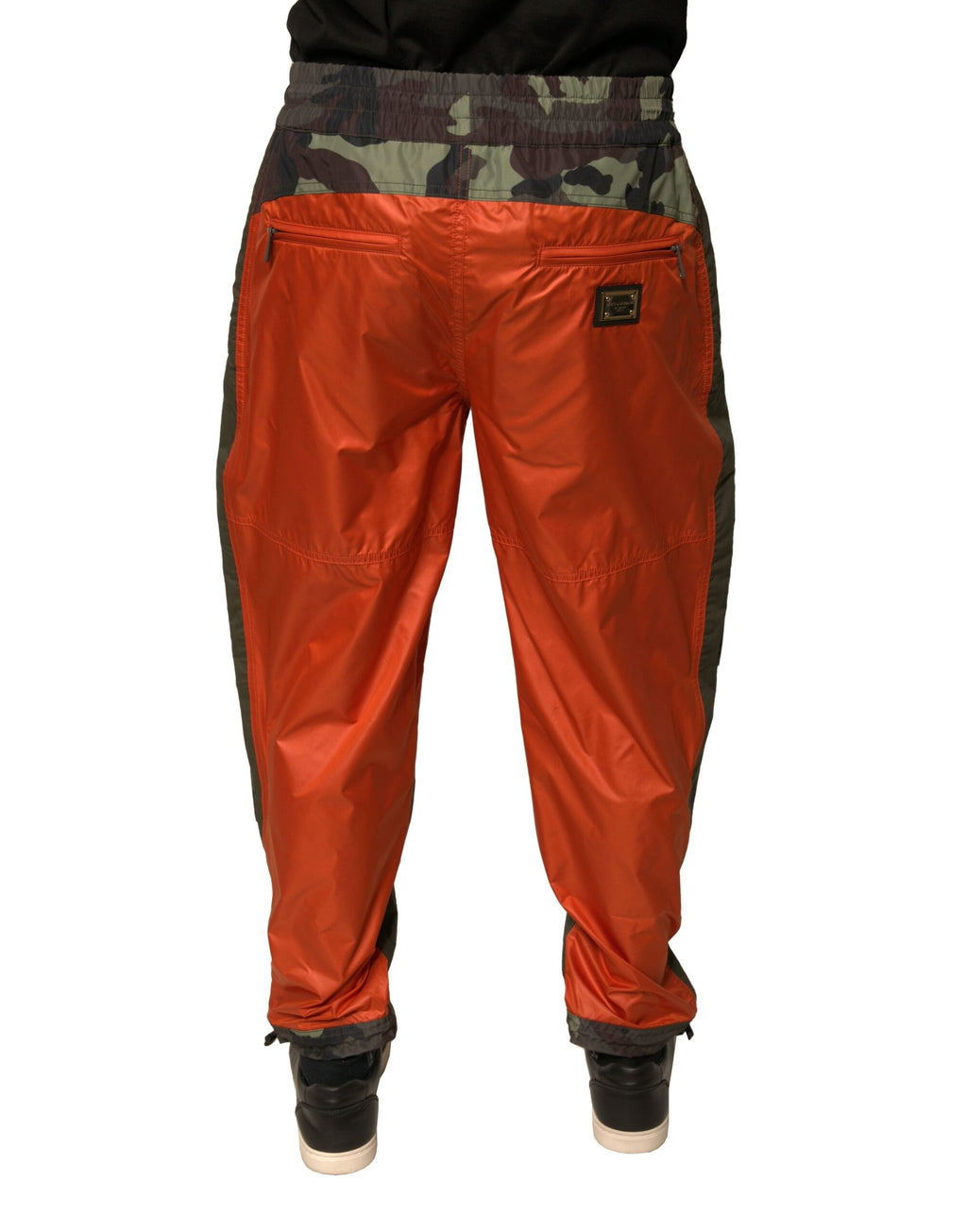 Pantalons cargo de jogging Dolce & Gabbana multicolores avec motif camouflage, style décontracté et tendance.