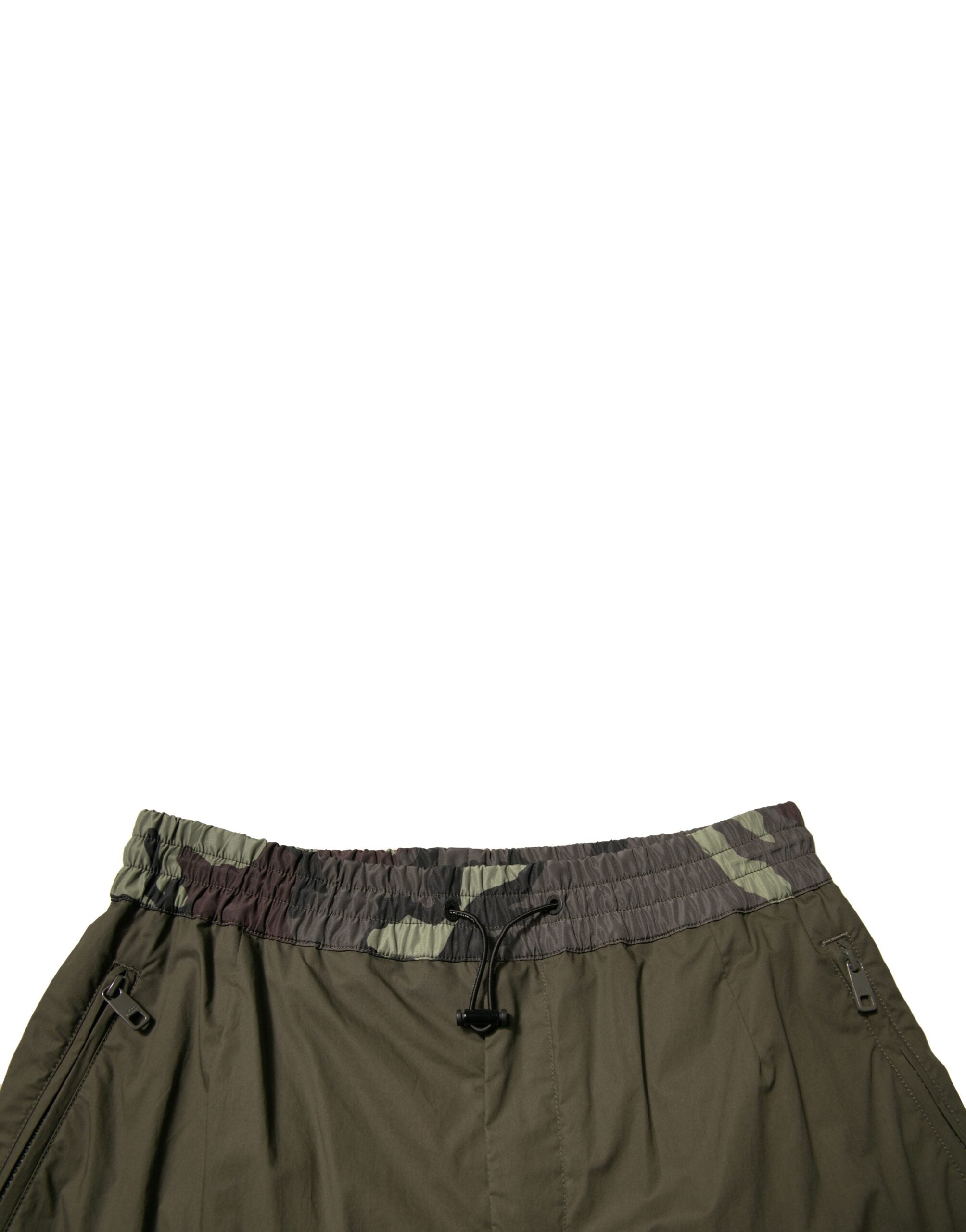 Pantalons cargo Dolce & Gabbana multicolores camouflage, joggers avec poches, style décontracté et tendance.