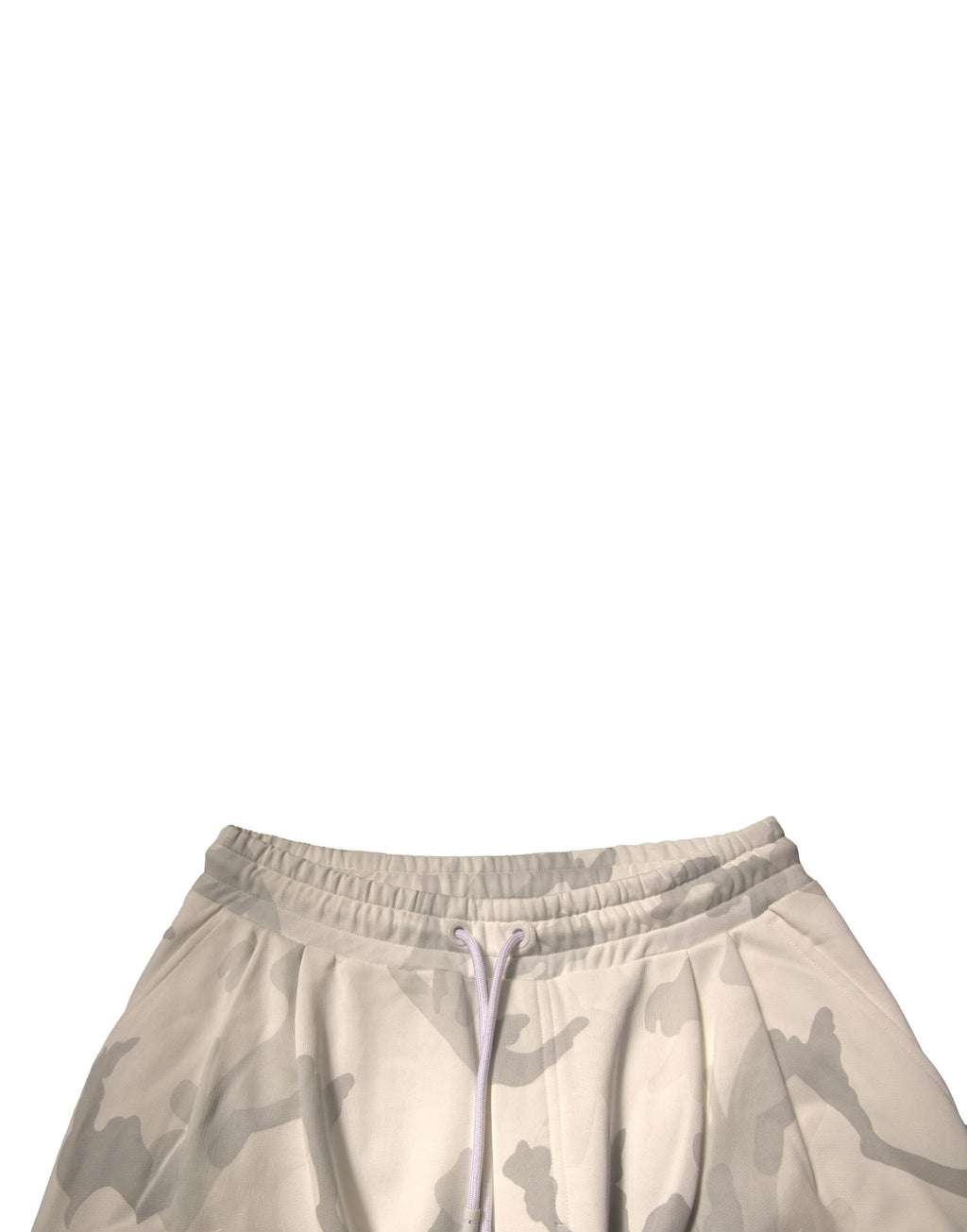 Pantalons cargo jogger blancs en camouflage de Dolce & Gabbana, mode décontractée avec poches pratiques et style urbain.