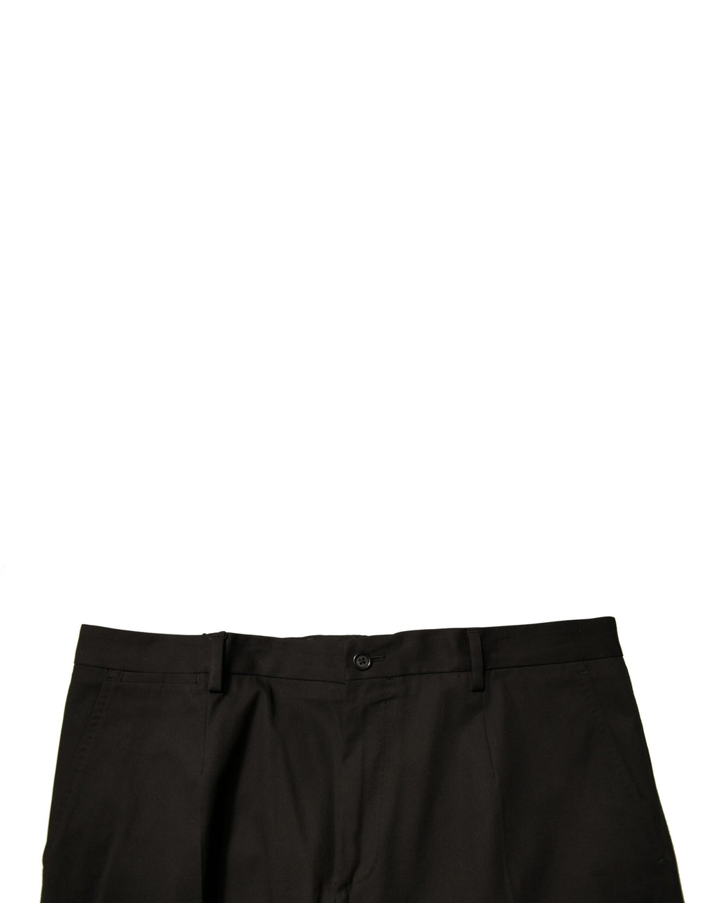 Pantalons cargo décontractés pour homme en coton noir de Dolce & Gabbana, style casual et confortable.