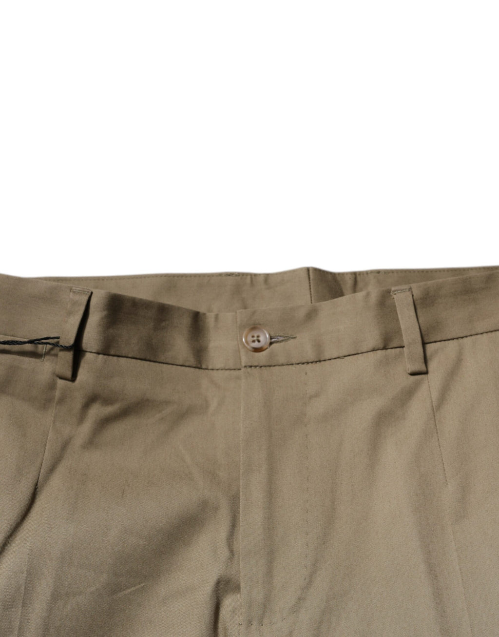 Pantalon décontracté pour homme Dolce & Gabbana marron avec logo, coupe tapered, en tissu léger et confortable.