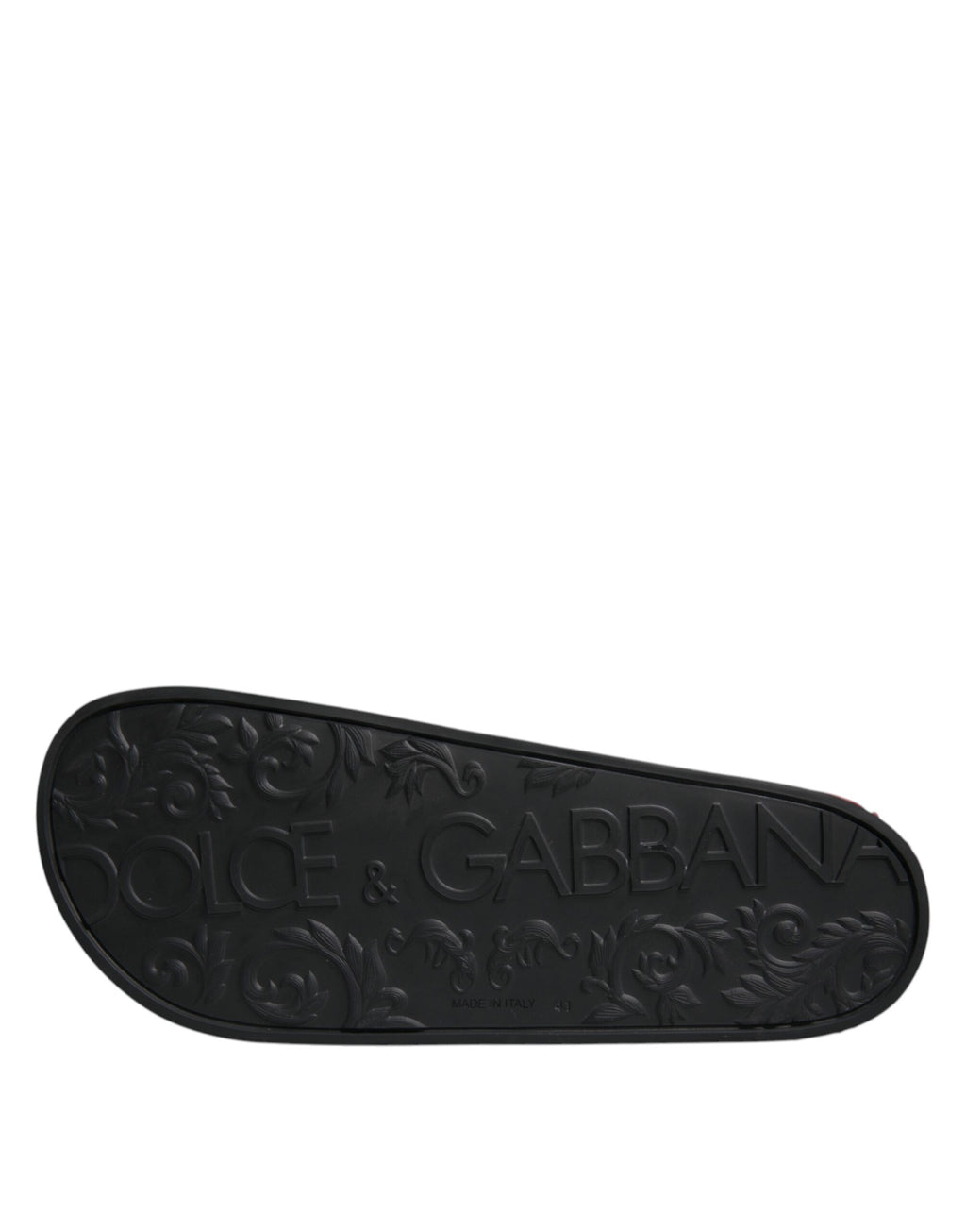 Sandales Dolce & Gabbana en cuir noir pour la plage, chaussures confortables et élégantes pour la plage et les loisirs.