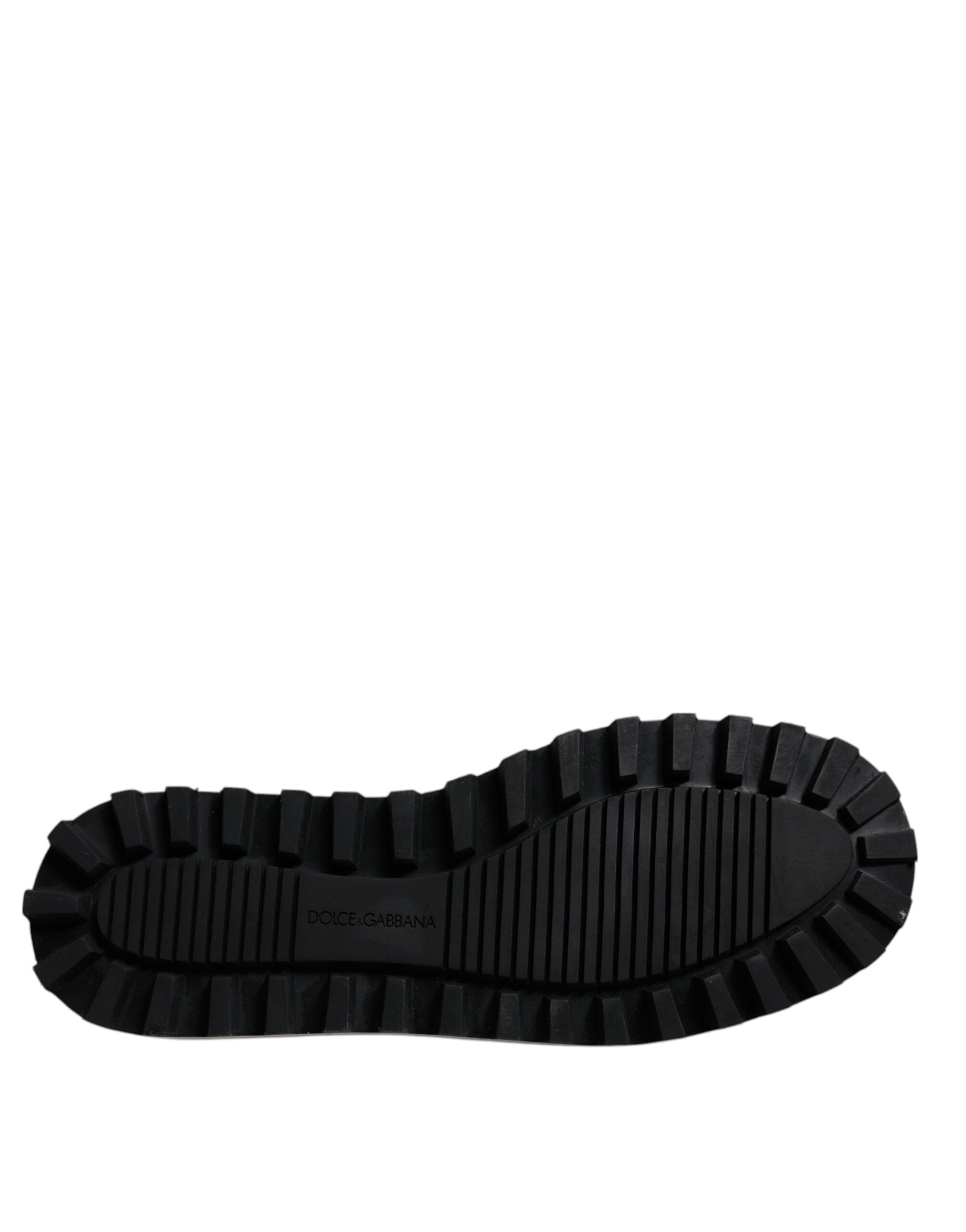 Sandales Dolce & Gabbana en nylon noir matelassé avec logo de patch, chaussures confortables et élégantes pour l'été.