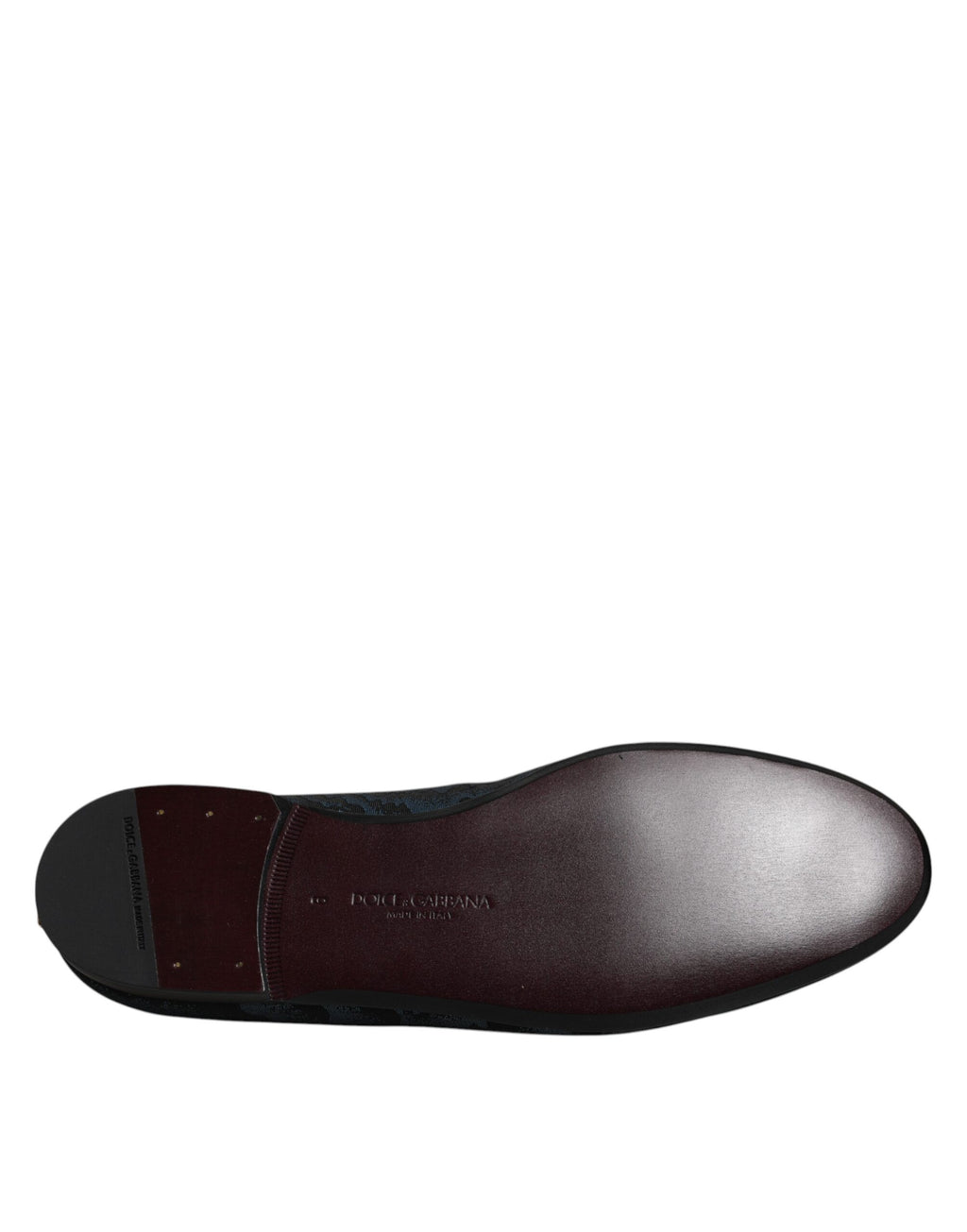Chaussures mocassins Dolce & Gabbana pour hommes, chaussures de ville noires et bleues, élégantes et classiques.