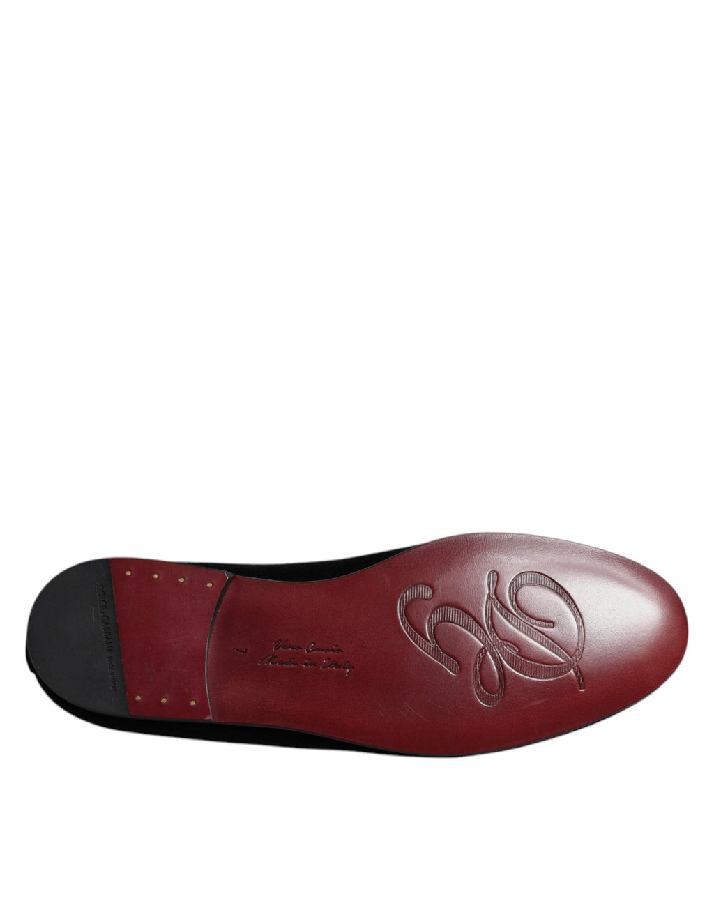 Chaussures Dolce & Gabbana en velours noir avec cristaux, loafers formels élégants pour occasion spéciale.