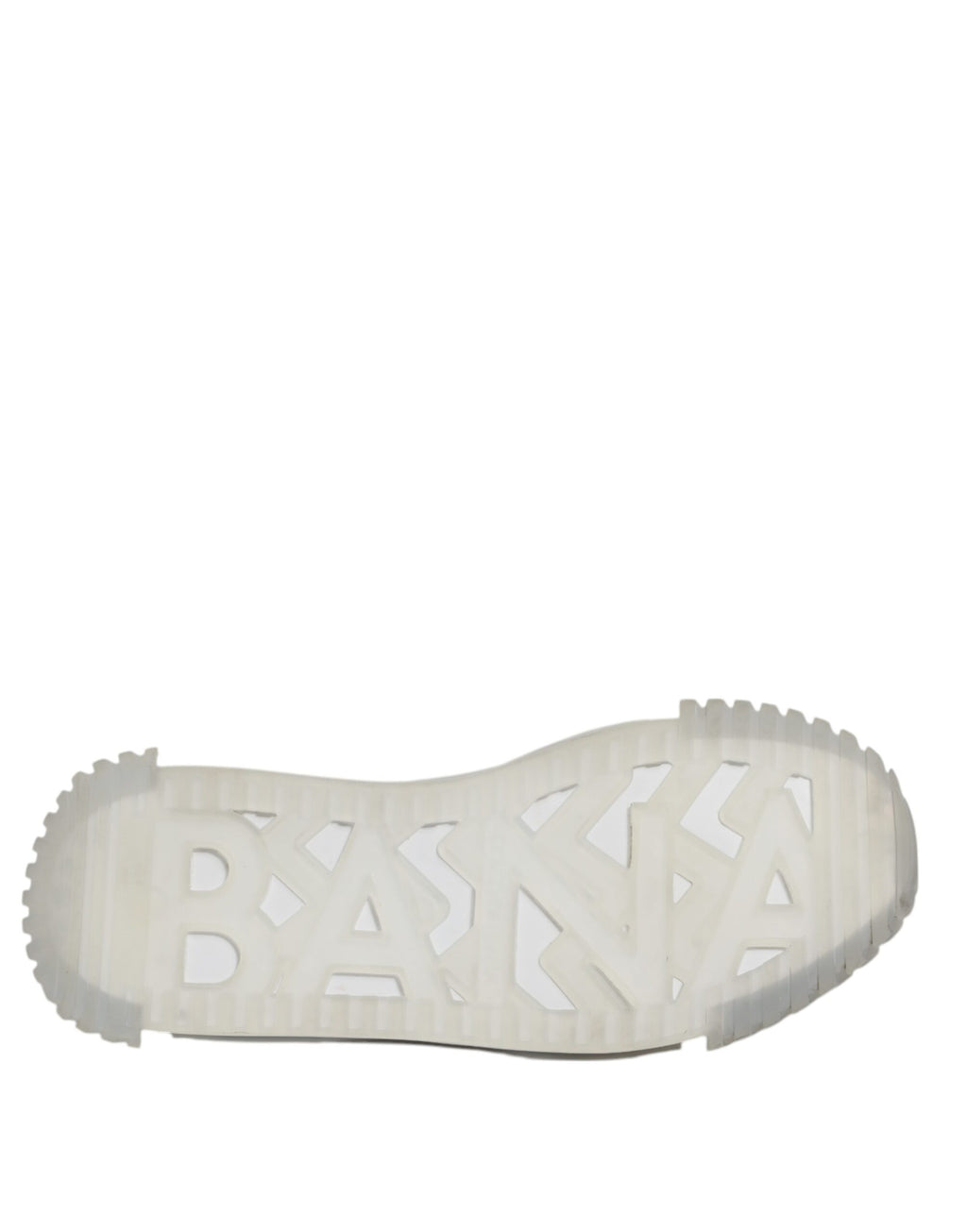 Chaussures basses en nylon noir et argent Dolce & Gabbana NS1, sneakers à la mode, visibles en détail.