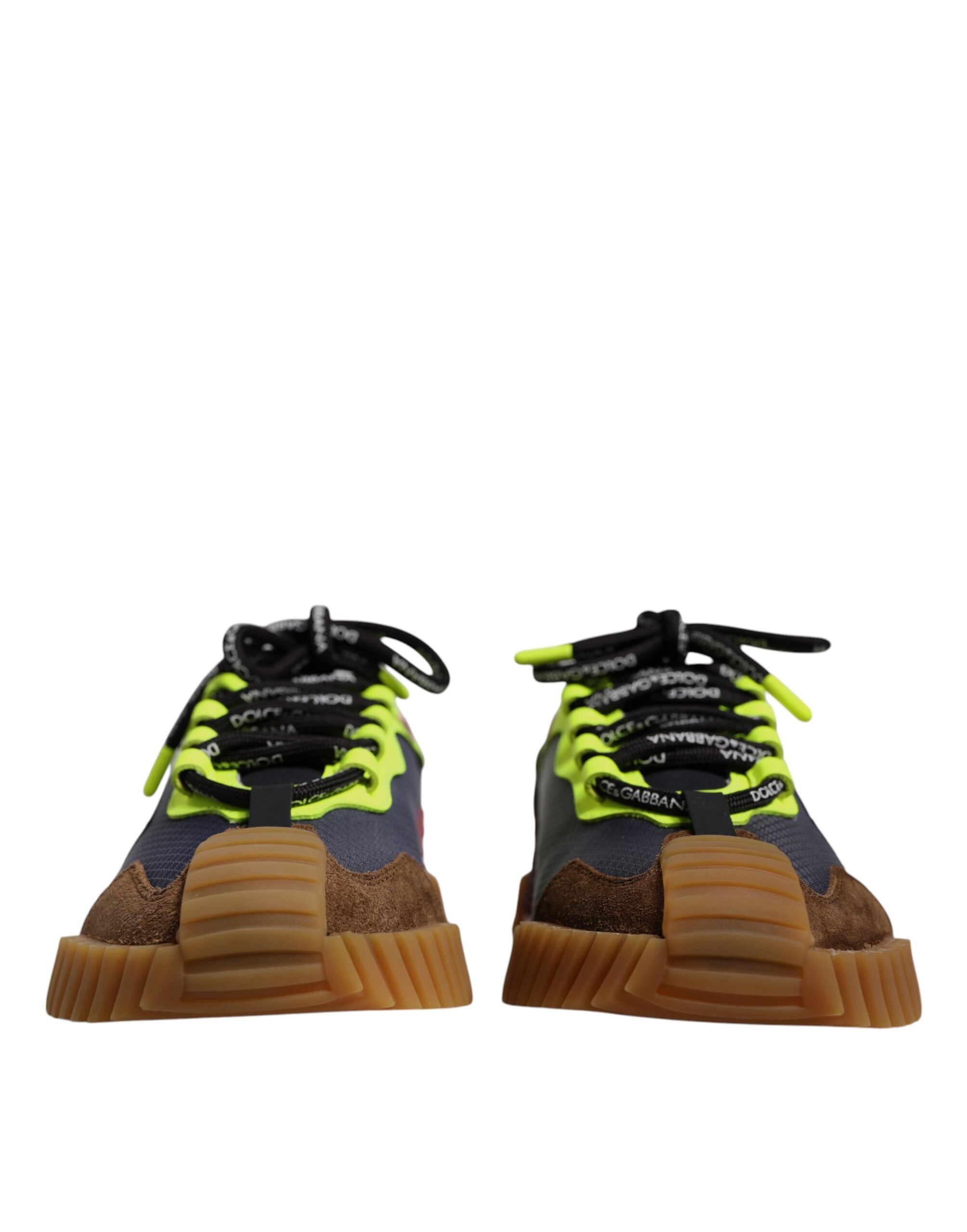 Chaussures sneakers basses Dolce & Gabbana NS1 en nylon multicolore, style décontracté et moderne.