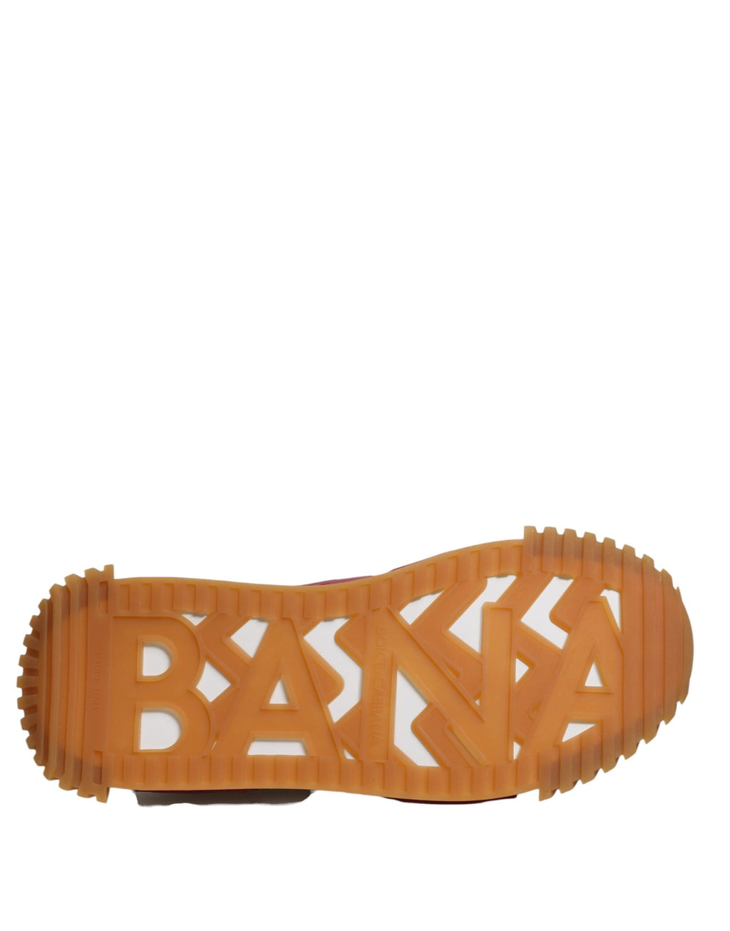 Chaussures sneakers basses Dolce & Gabbana nylon multicolores, style décontracté, vue de face.
