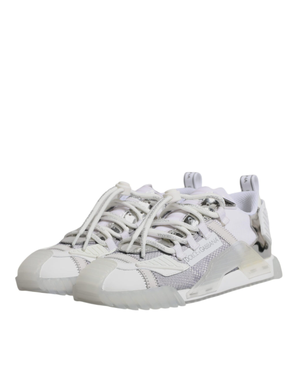 Chaussures basses en nylon multicolore Dolce & Gabbana NS1, sneakers élégants avec design coloré et moderne.
