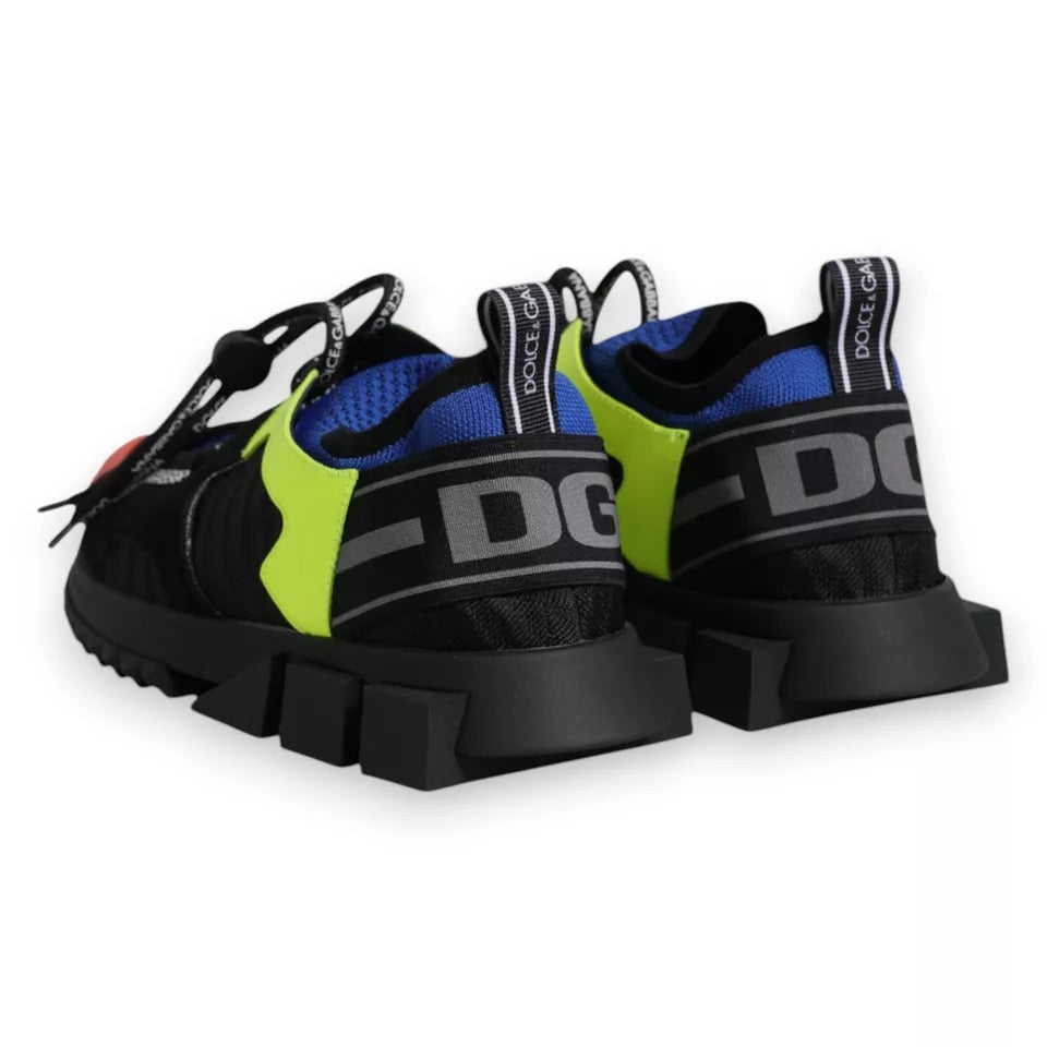 Chaussures de trekking Dolce & Gabbana Sorrento en mesh multicolore, chaussures de sport élégantes et confortables.
