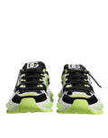Chaussures sneakers basses Dolce & Gabbana Airmaster multicolores, design moderne et coloré, vue de face.
