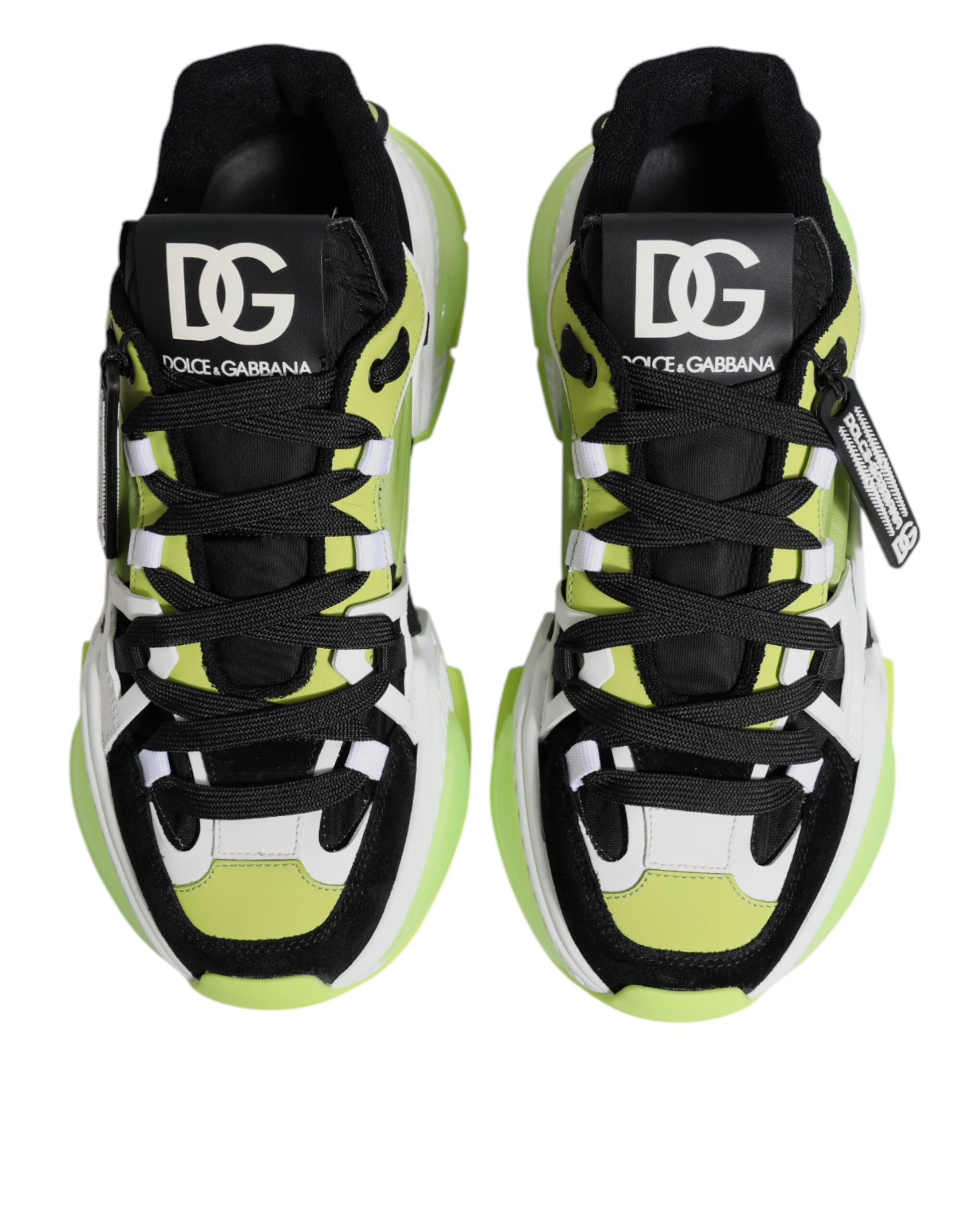 Chaussures sneakers basses Dolce & Gabbana Airmaster multicolores avec design coloré et détails modernes.