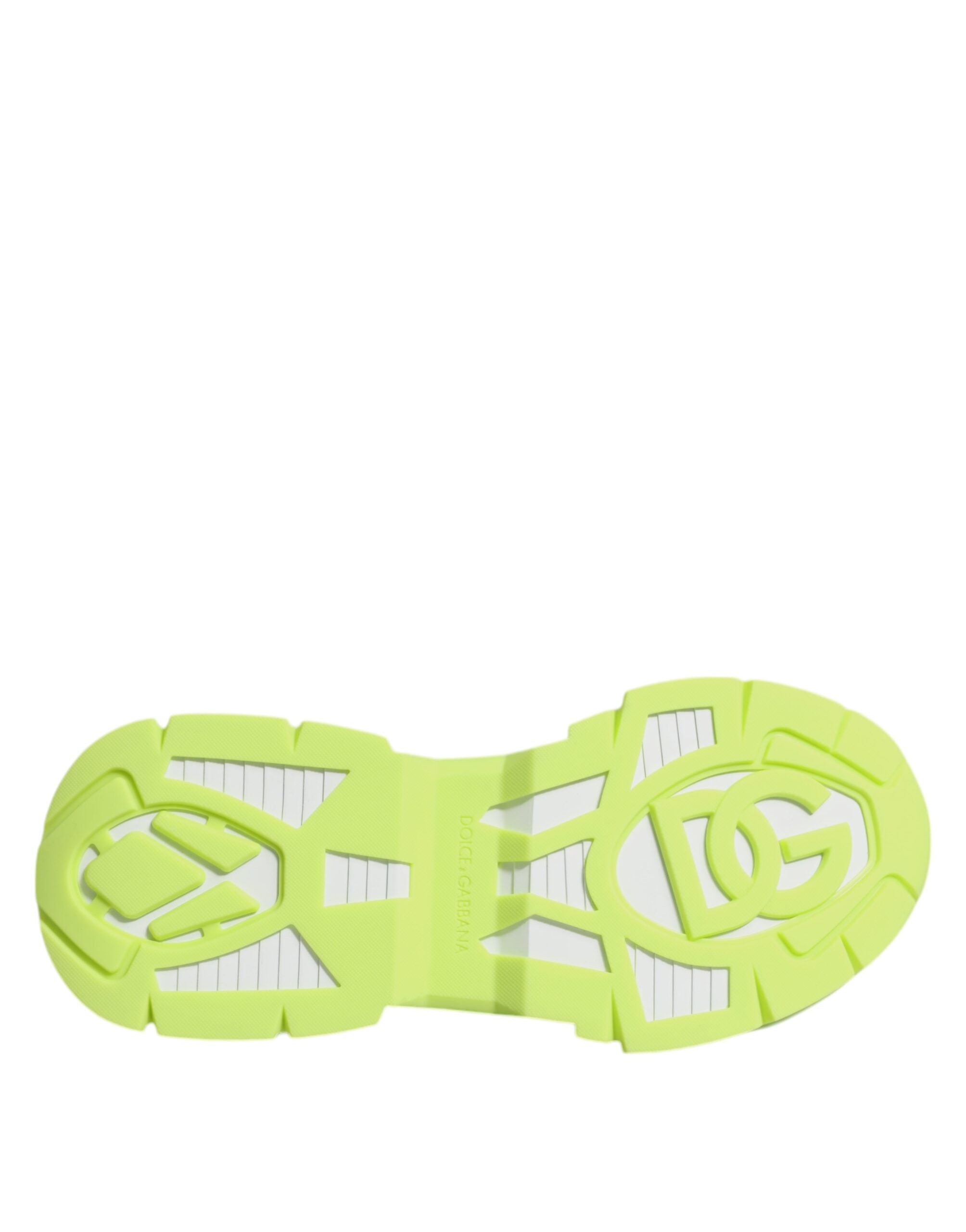 Chaussures sneakers basses multicolores Dolce & Gabbana Airmaster, design moderne et coloré, vue de face.