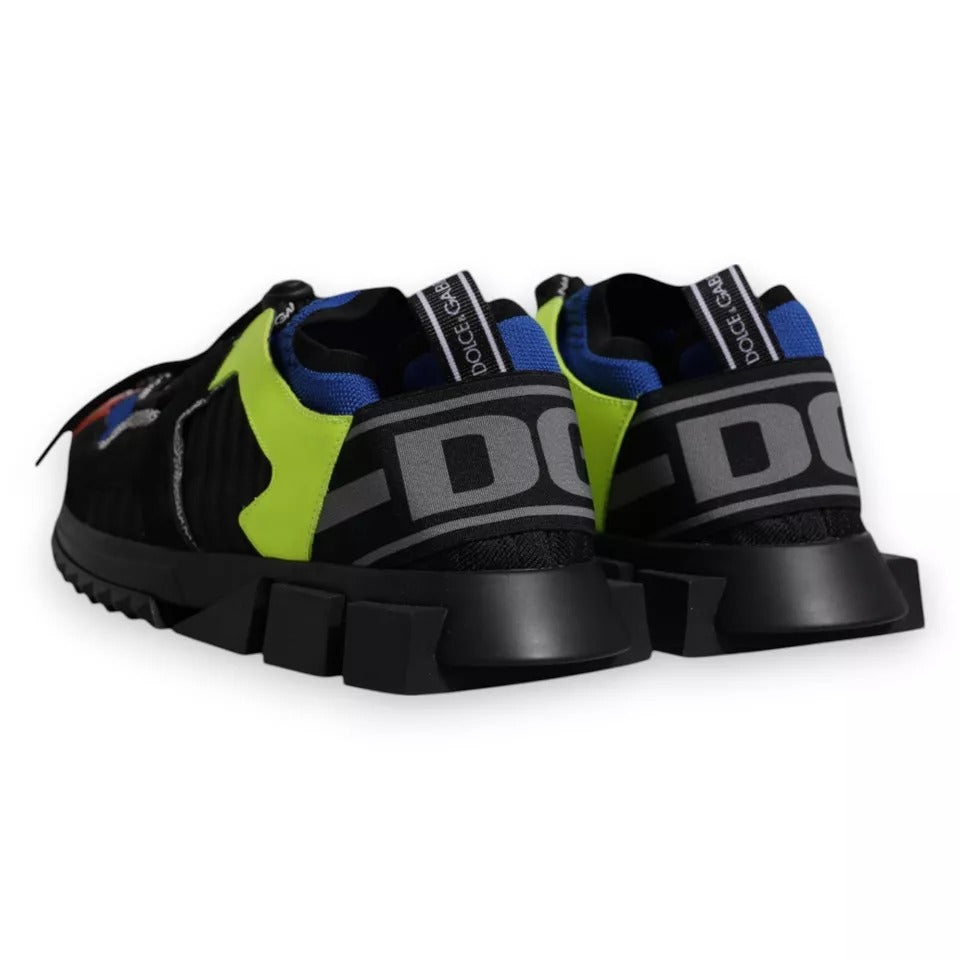Chaussures Dolce & Gabbana Sorrento basses multicolores, baskets de style décontracté avec design coloré et moderne.