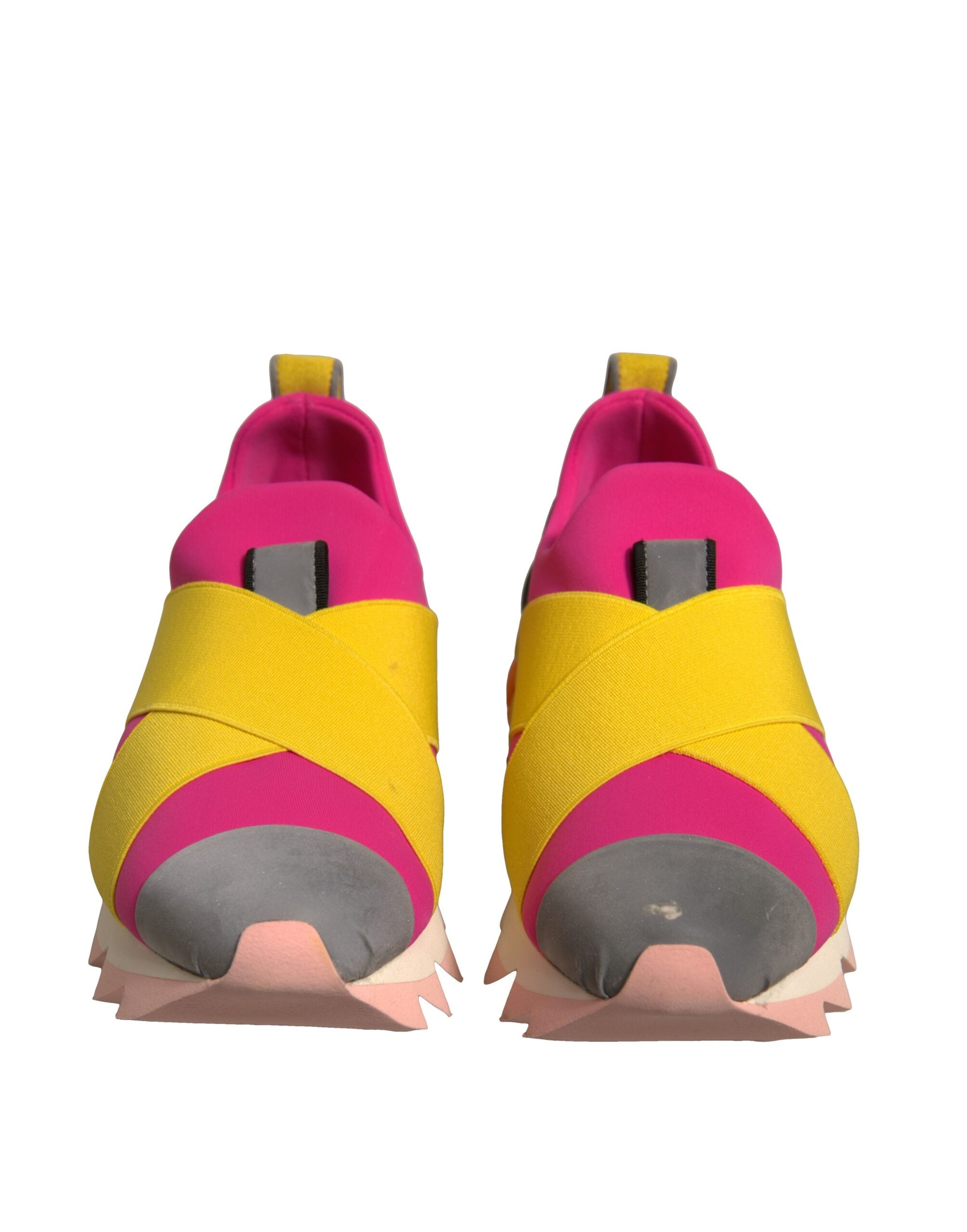 Chaussures sneakers Dolce & Gabbana Ibiza en néoprène multicolore avec élastiques, style décontracté et tendance.
