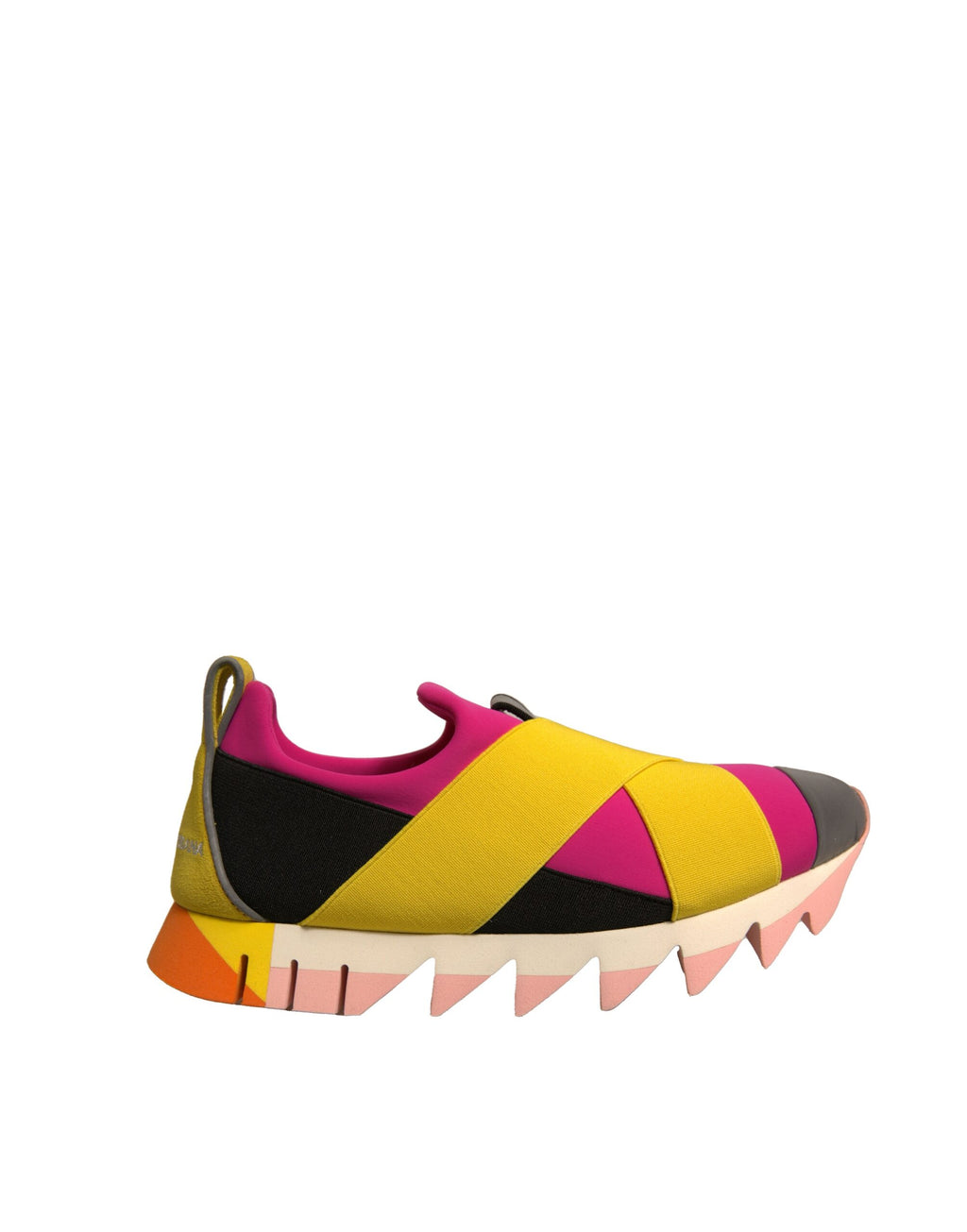 Chaussures sneakers Dolce & Gabbana Ibiza en néoprène multicolore et élastique, style décontracté et tendance.