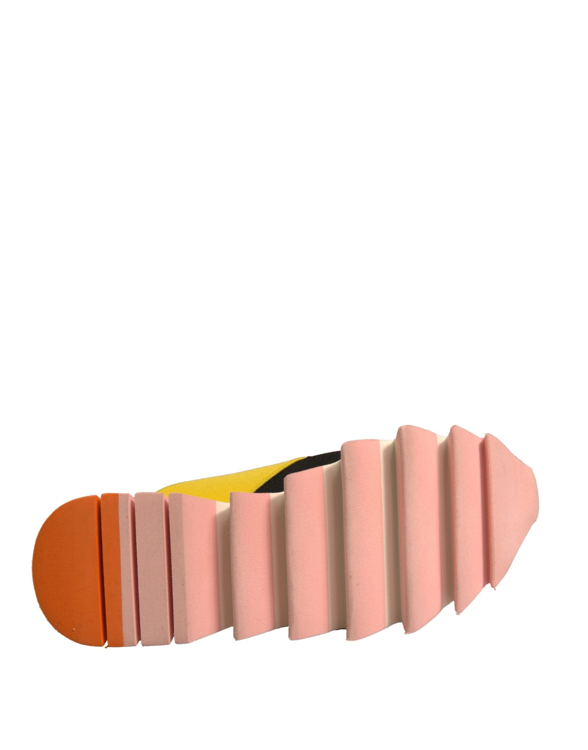 Chaussures sneakers Dolce & Gabbana Ibiza en néoprène élastique multicolore, style décontracté et moderne.