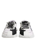 Chaussures basses Dolce & Gabbana NS1 en blanc et noir, sneakers décontractés avec design élégant et détails modernes.