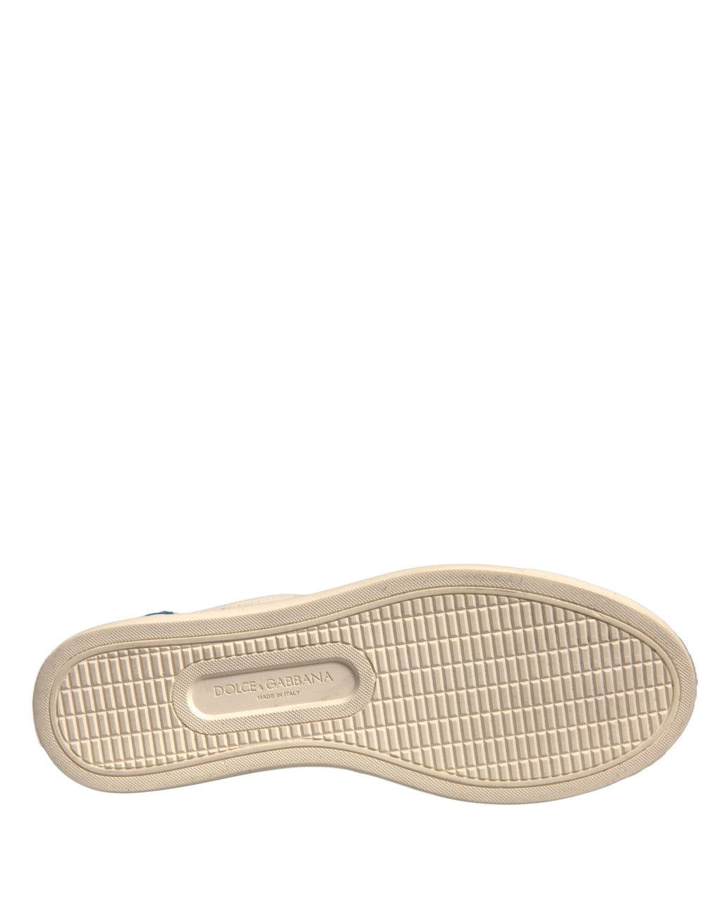 Chaussures sneakers basses en daim blanc Dolce & Gabbana, chaussures de mode pour homme et femme, détails en cuir.