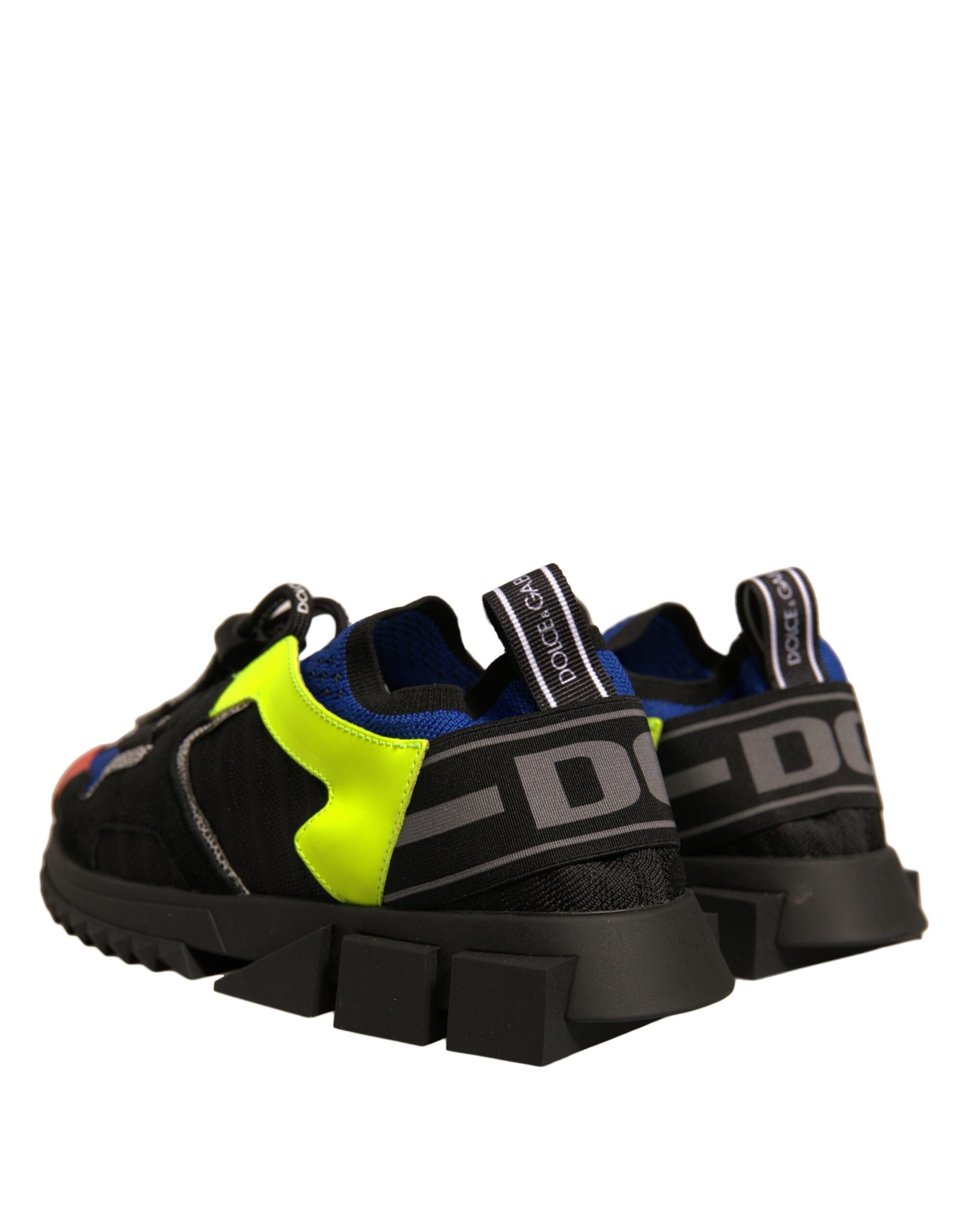 Chaussures de sneakers basses Dolce & Gabbana Sorrento multicolores pour hommes, vue de face.