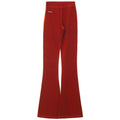 Pantalon de sport en coton rouge Dsquared² avec logo, vue de face, décontracté et confortable pour activité sportive.