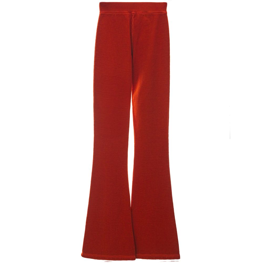 Pantalons de sport en coton rouge Dsquared² avec logo, coupe décontractée et style athlétique visible sur l'image.