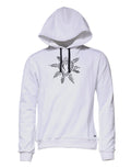 Sweat à capuche blanc Dolce & Gabbana Sacred Heart avec motif de cœur sacré, doux et confortable, en coton.