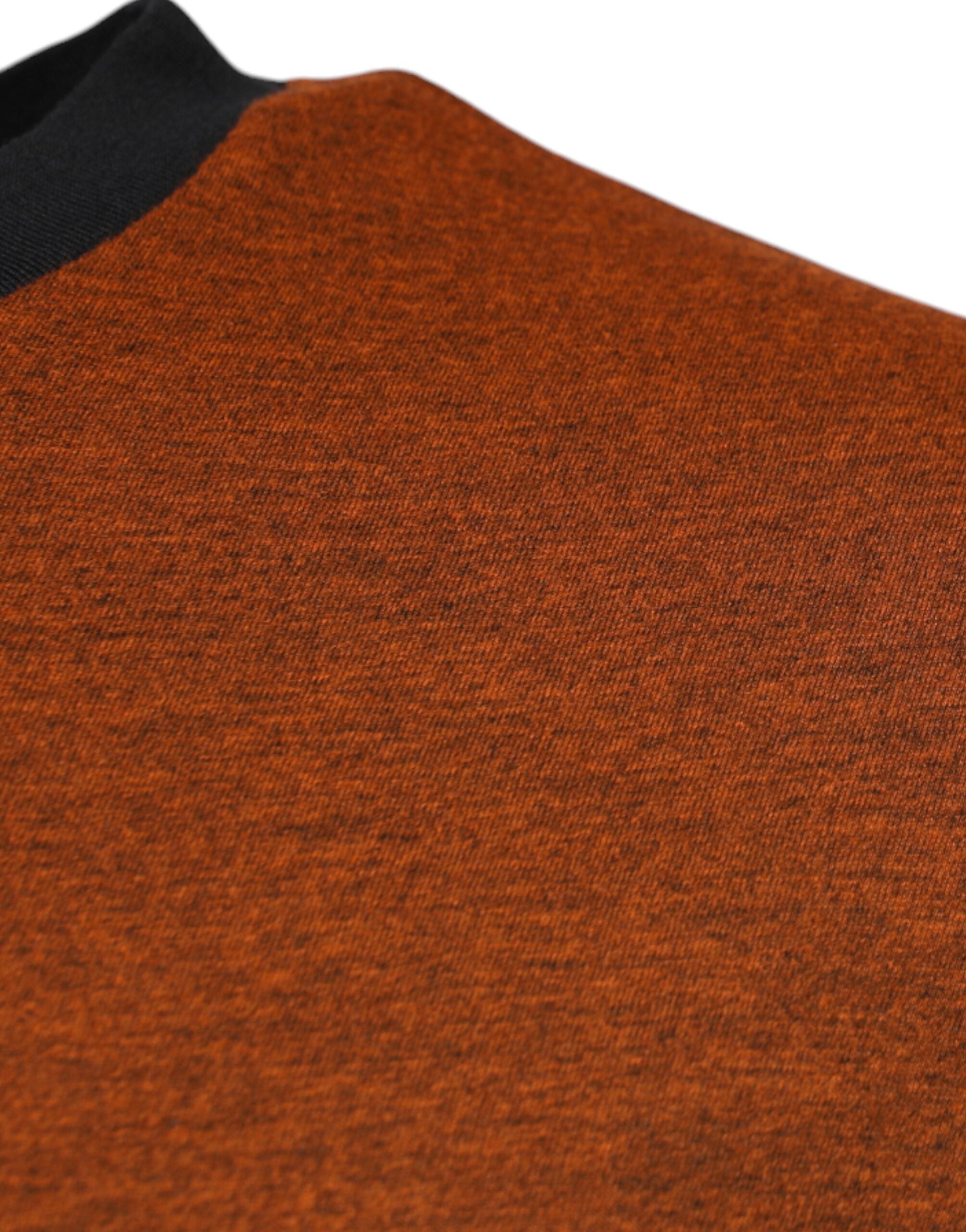 T-shirt marron en polyester avec logo DG de Dolce & Gabbana, col rond, mode décontractée et élégante.