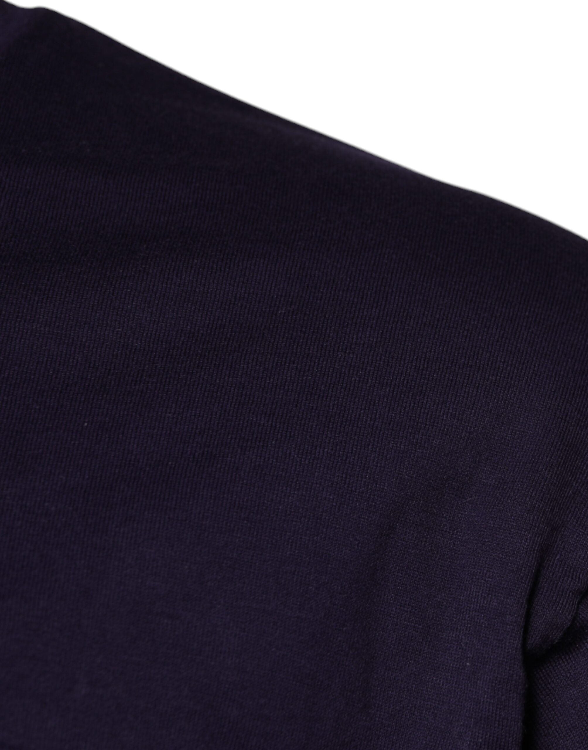 T-shirt en coton pour homme de Dolce & Gabbana, col rond violet avec logo DG imprimé sur la poitrine.