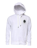 Sweat à capuche blanc en coton Dolce & Gabbana, pull décontracté avec capuche, manches longues et logo discret.