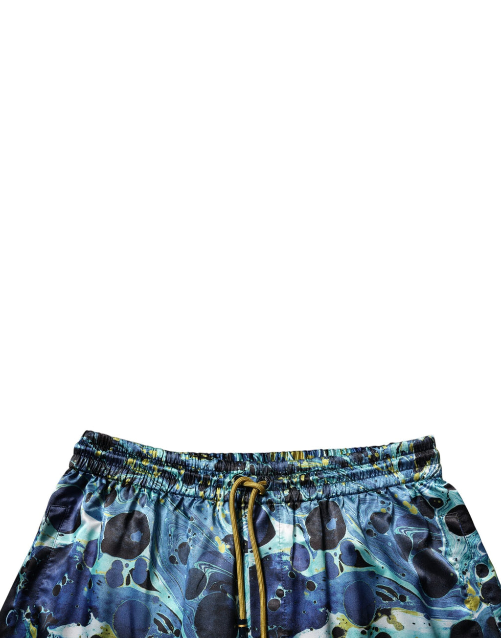 Pantalons de jogging pour homme Dolce & Gabbana à motif marbre multicolore, pantalon de sport élégant et confortable.