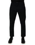 Jeans homme en denim stretch bleu foncé de Dolce & Gabbana, coupe décontractée et confortable, en coton durable.