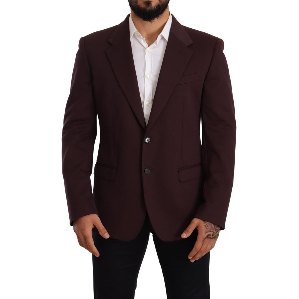 Veste en coton violette Dolce & Gabbana pour femme, blazer élégant avec détails sophistiqués.