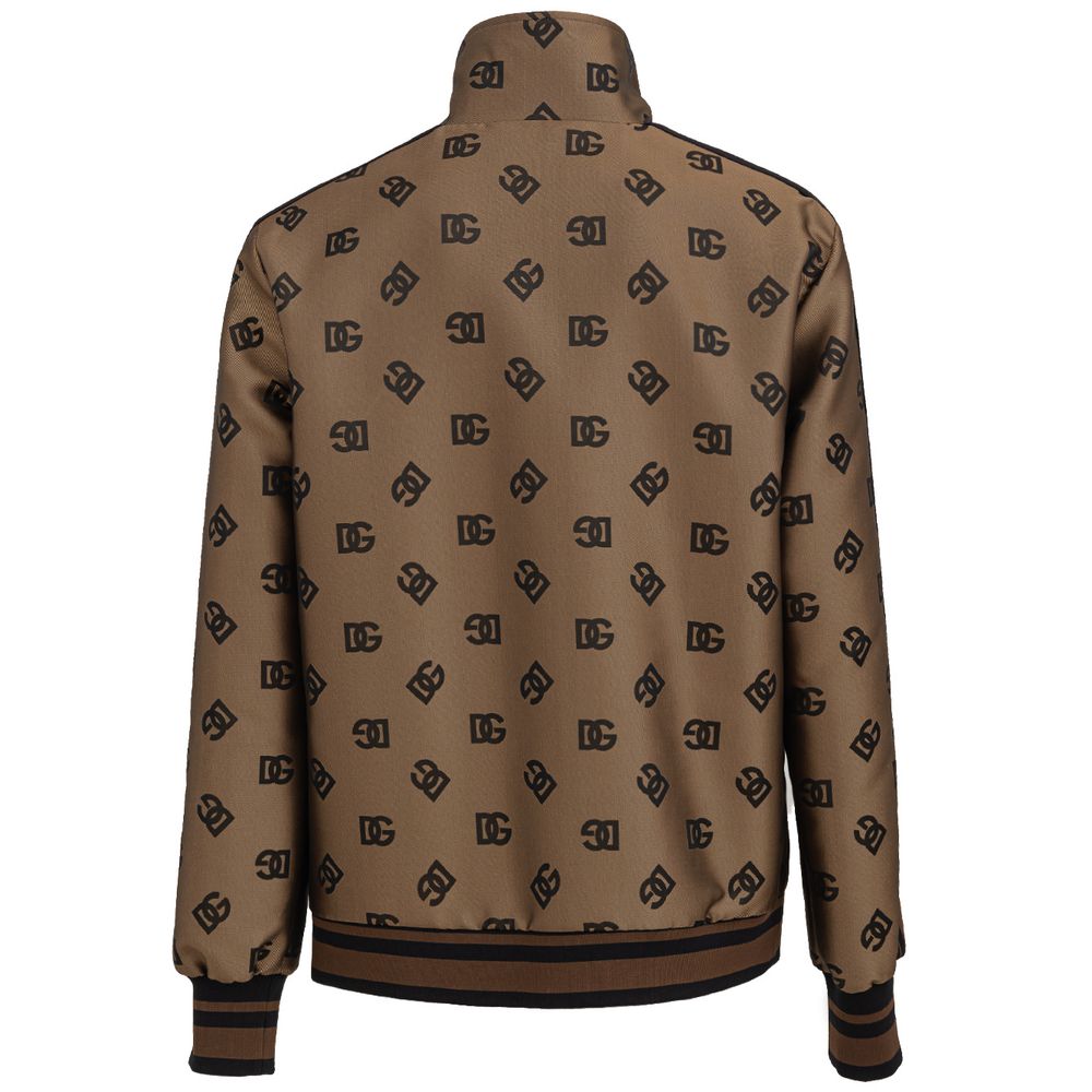Veste en polyester bronze de Dolce & Gabbana, coque légère et élégante, adaptée pour un style sophistiqué.