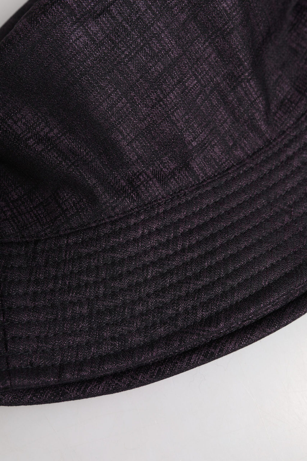 Dolce & Gabbana Black Wide Brim Nylon Bucket Hat