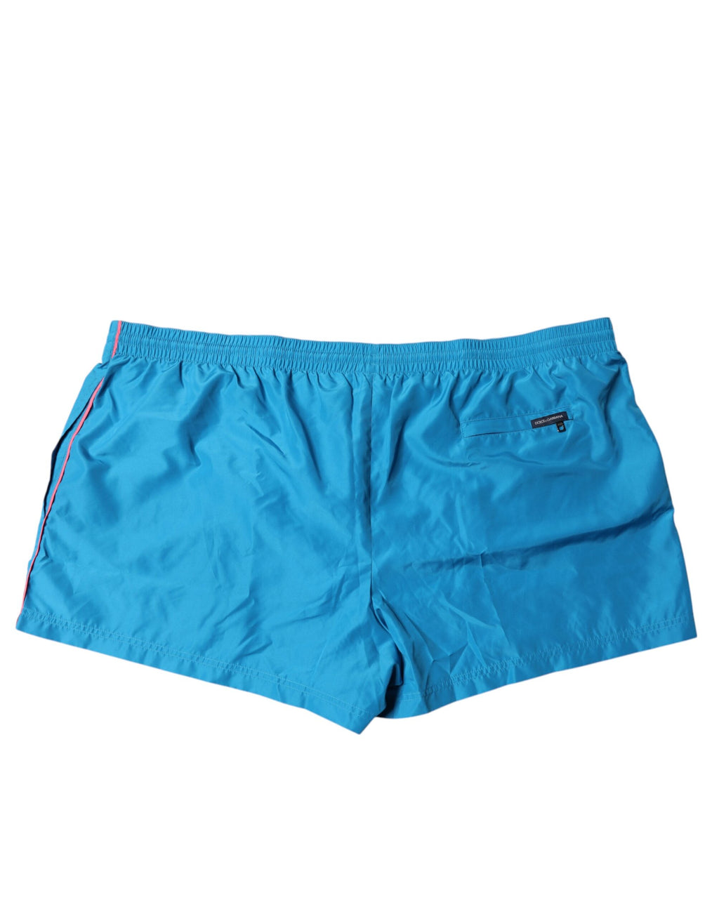 Shorts de bain Dolce & Gabbana turquoise logo, ensemble de maillot de bain 2 pièces avec motifs élégants et confortables.