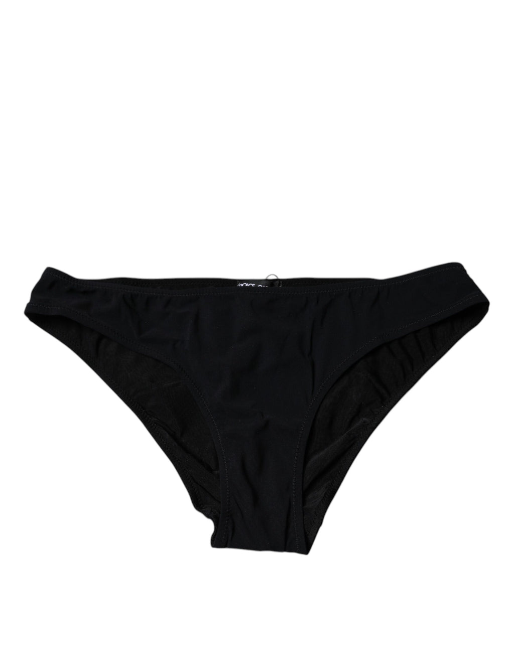 Culotte noire en nylon extensible Dolce & Gabbana, taille mi-haute, sous-vêtements élégants et confortables pour femme