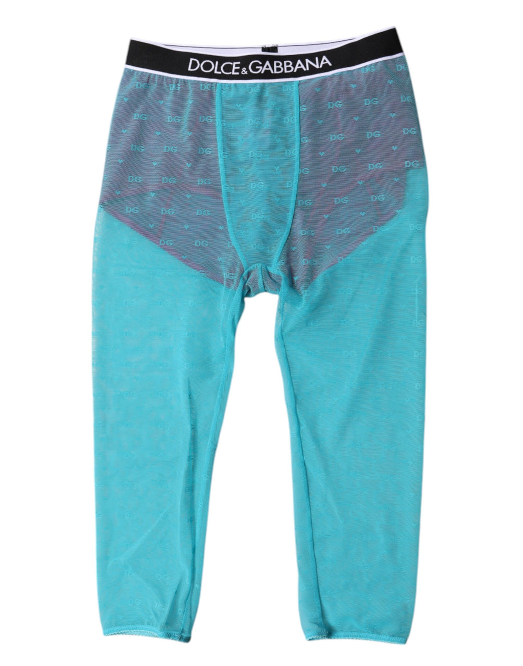 Sous-vêtements courts Dolce & Gabbana logo bleu fuchsia, lingerie cropée en satin avec détails élégants.